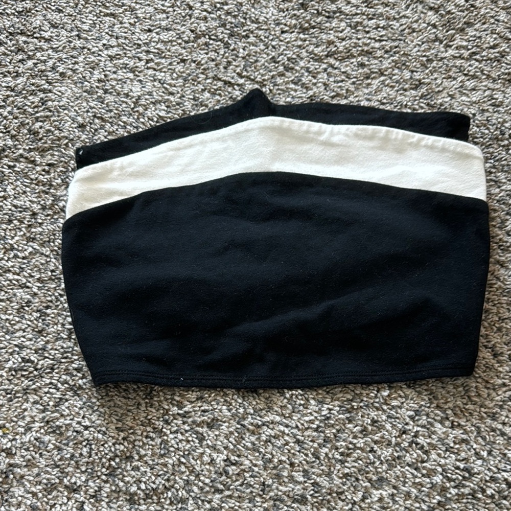 Black and White Tube Top